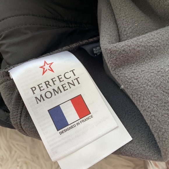 Perfect Moment fly high metallic rip stoop-trimmed high rise flared ski pants - Picture 9 of 16